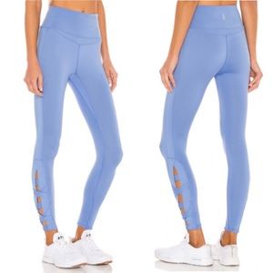New FP Movement Blue High Rise Cutout Leggings XS